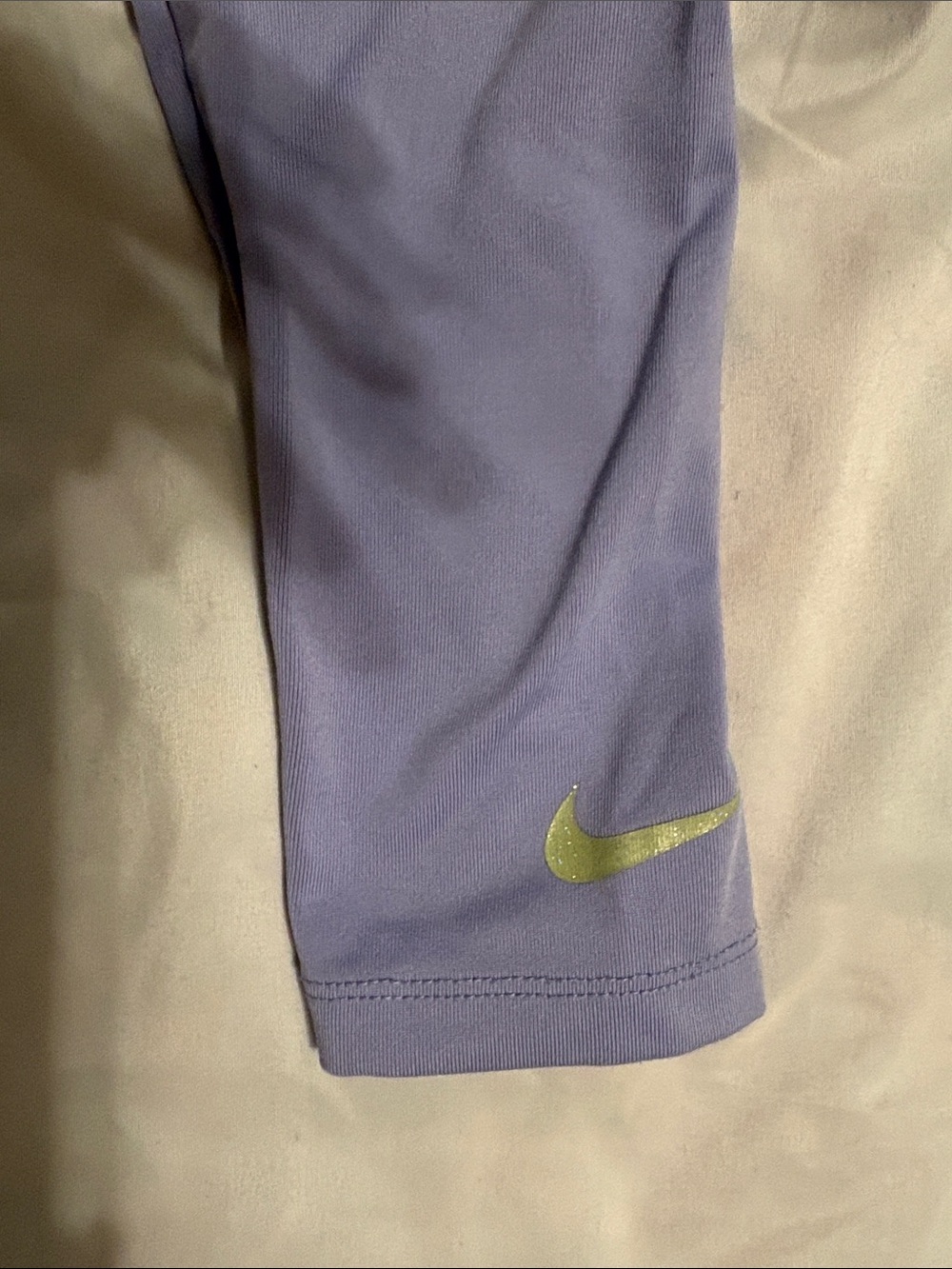 Nike Gray Top & Lavender Leggings Girls' Active Set - Picture 3 of 5